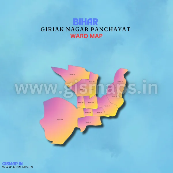 Giriak Nagar Panchayat Ward Map